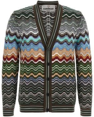 Missoni Greek Pattern Cardigan - Grey