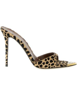 Giuseppe Zanotti Mules "Intriigo Savage" - Mettallic