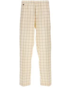 Undercover Chequered Trousers - Natural