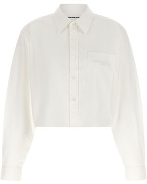 Alexander Wang Cropped Shirt - White