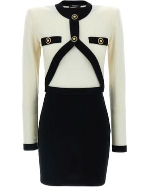 Balmain Short Dresses - Black