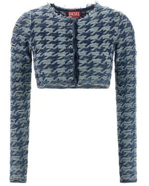 DIESEL 'm-hella' Cardigan - Blue