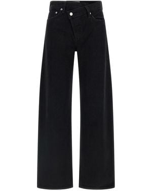 Agolde 'arc Criss Cross' Jeans - Black