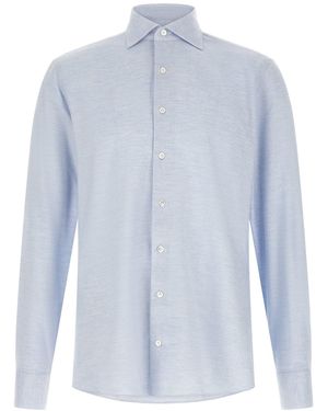 Borriello Marechiaro Collar Shirt - Blue