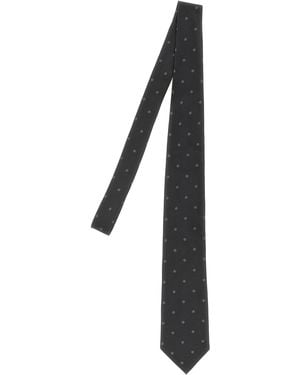 Tom Ford Seidenkrawatte Mit Punktemuster - Schwarz