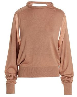 Ramael Maglia cut out inserto top - Neutro