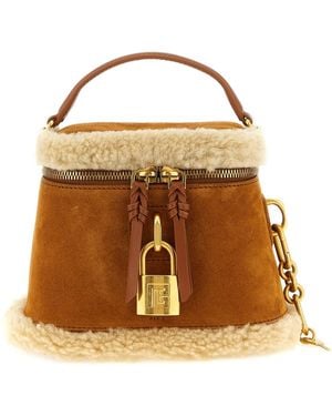 Balmain 'pulse Vanity' Handbag - Brown