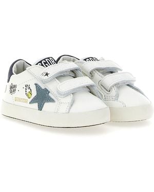 Golden Goose 'baby School' Trainers - White
