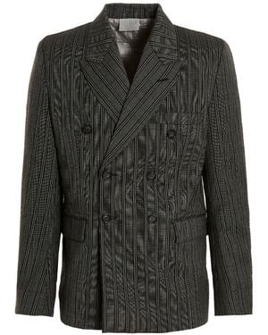 VTMNTS Blazer 'tonal Double Breasted Tailored' - Black