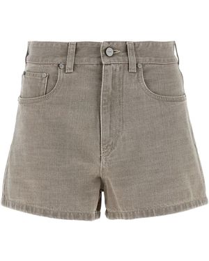 Fendi Stamp 1925' Shorts - Grey