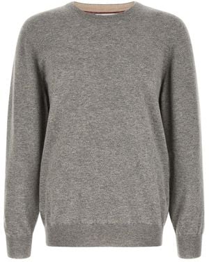 Brunello Cucinelli Cashmere Jumper - Grey