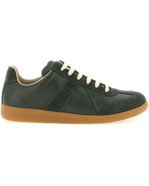 Maison Margiela Sneakers Aus Leder 'Replica' - Grün