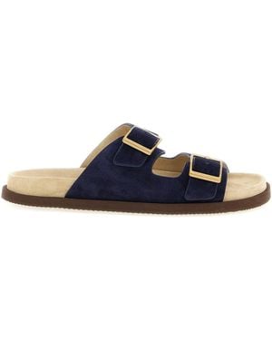 Brunello Cucinelli 'urban' Slides - Black