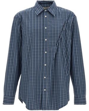 Y. Project 'evergreen Pinched Logo' Shirt - Blue