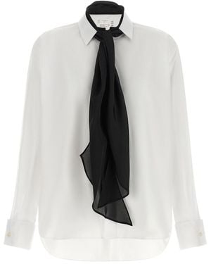 Sacai Scarf Shirt - White
