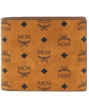 MCM Portafoglio Bifold - Marrone