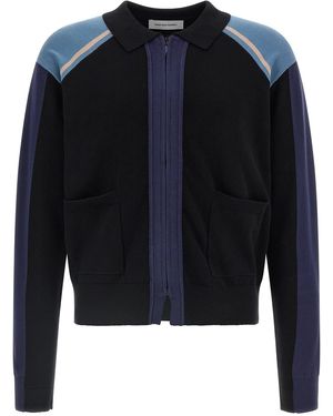 Kiko Kostadinov 'munno Knit' Cardigan - Blue