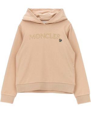 Moncler Embroidered Hoodie - Natural