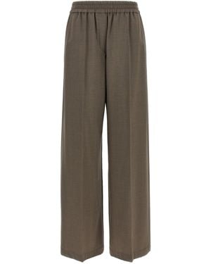 Brunello Cucinelli Wool Trousers - Grey