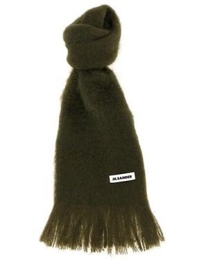 Jil Sander Sciarpa Mohair - Verde