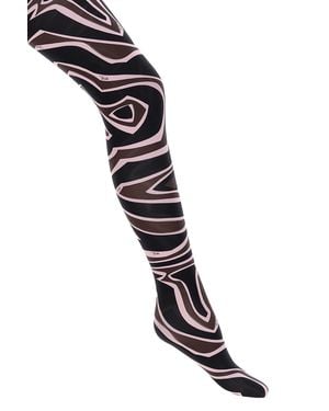 PUCCI "Labirinto" Print Tights - Black