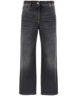 Brunello Cucinelli Jeans 'The Square' - Grigio