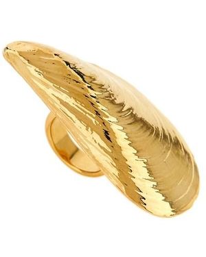 ARMARIUM Anello 'Mussel Shell' - Metallizzato