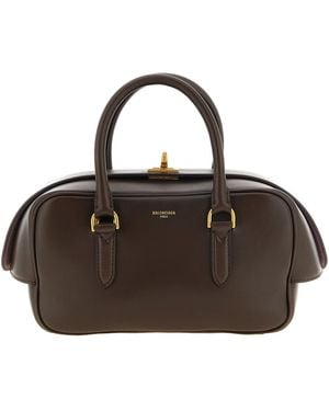 Balenciaga Borsa A Mano 'Bowling Le 7' Piccola - Marrone