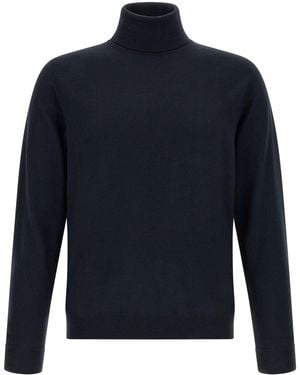 Zanone Rollkragenpullover - Blau