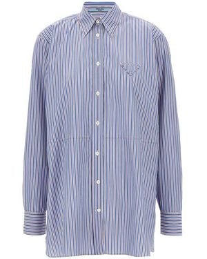 Prada Camicia righe - Blu