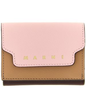 Marni Trifold Wallet - Pink