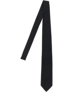 Brioni Cravatta Con Lavorazione - Nero