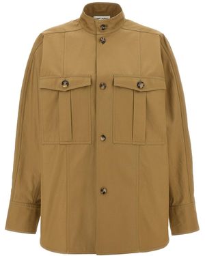 Saint Laurent 'Saharienne' Shirt - Natural