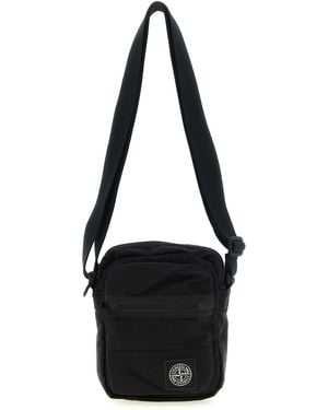 Stone Island '9200015' Crossbody Bag - Black