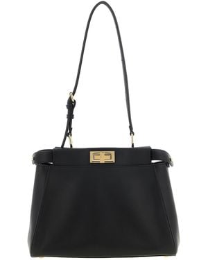 Fendi 'my Peekaboo®' Small Shoulder Bag - Black