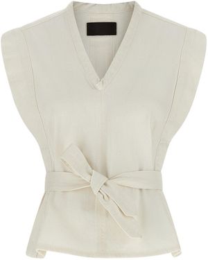Lemaire Gilet Chasuble - Bianco