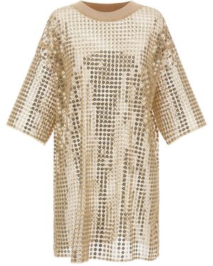 Fabiana Filippi Sequin Dress - Natural