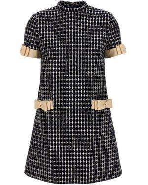 Valentino Garavani Abito Bouclé - Nero