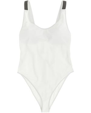 Brunello Cucinelli Polyamide One-Piece Swimsuit Clothing - White