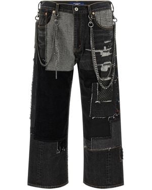 Junya Watanabe Patchwork Jeans - Black