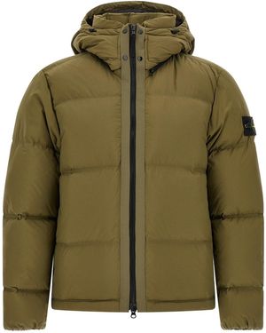 Stone Island '4100013' Down Jacket - Green