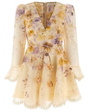 Zimmermann Abito 'Memento Embroidered' - Metallizzato