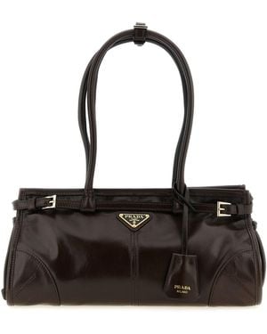 Prada ' Bonnie' Medium Handbag - Black