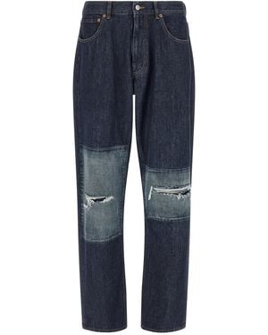 MM6 by Maison Margiela Patchwork Insert Jeans - Blue