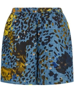 Fendi 'falena' Shorts - Blue