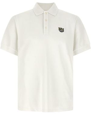 KENZO 'wild Tiger Gots' Polo Shirt - White