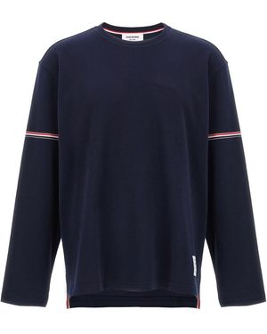 Thom Browne T-Shirt "Rugby" - Blau