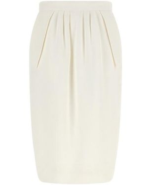 Stella McCartney Gonna Vita Alta - Bianco