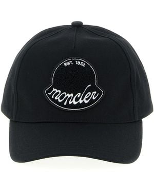 Moncler 'Est. 1952' Baseballkappe - Schwarz