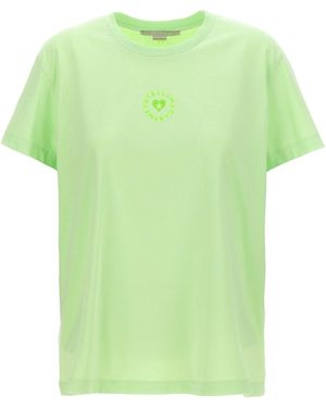 Stella McCartney 'iconic Mini Heart' T-shirt - Green